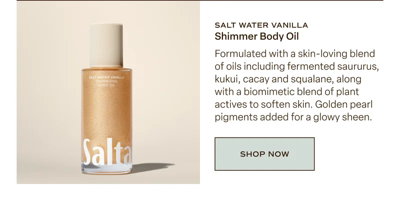 Salt Water Vanilla Shimmer Body Oil