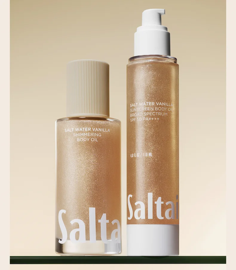 Salt Water Vanilla Sunscreen Body Oil SPF 50