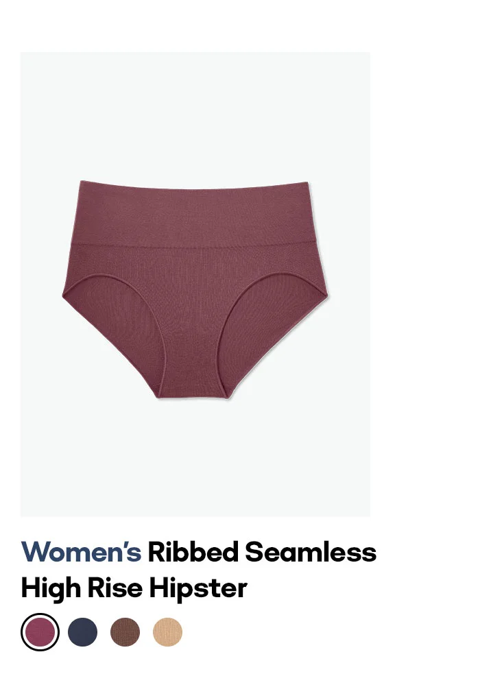 Women's Ribbed Seamless High Rise Hipster
