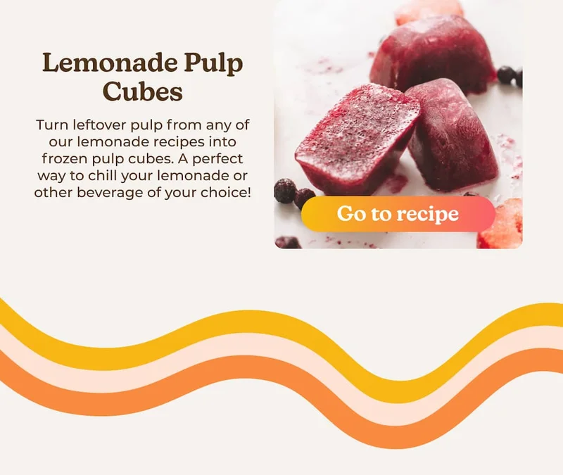 Get Lemonade Pulp Cubes Recipe