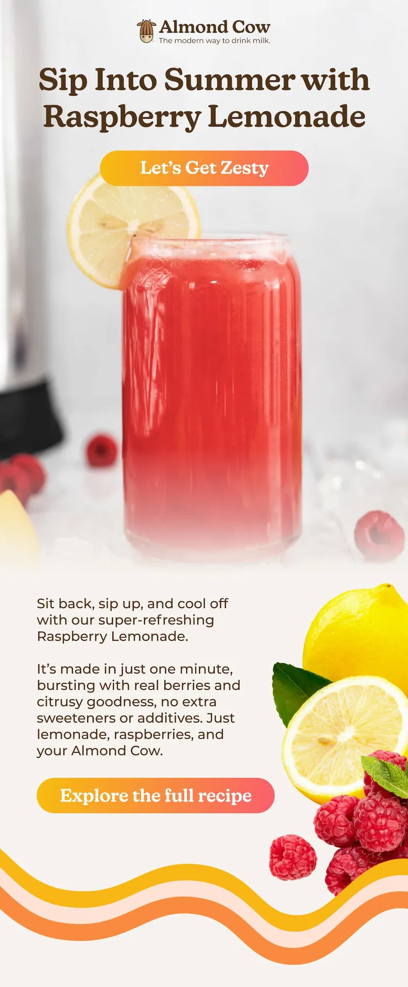 Get your Small Batch Raspberry Lemonade recipe