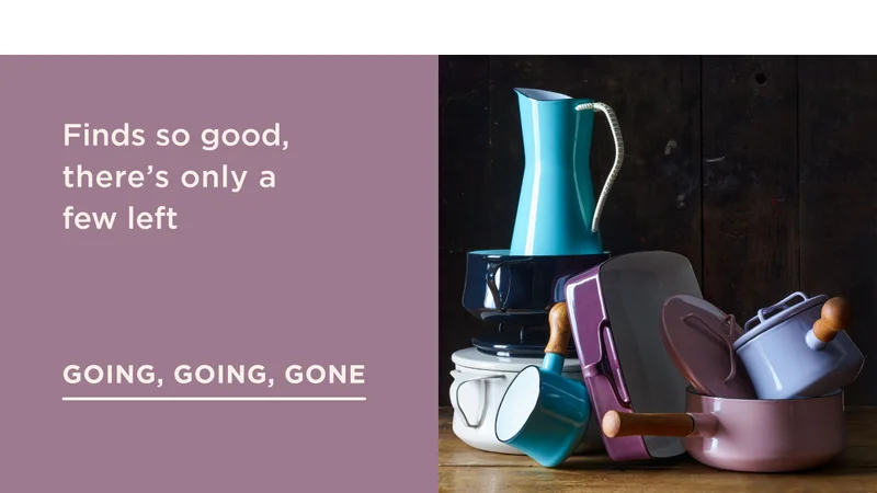 SHOP GOING, GOING, GONE