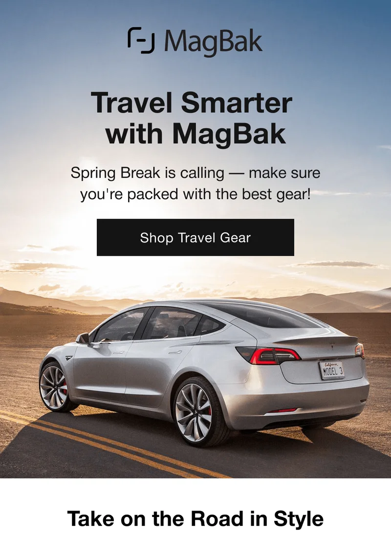 Travel Smarter  with MagBak Spring Break is calling — make sure you're packed with the best gear! Take on the Road in Style