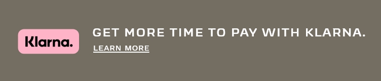 Get more time to pay with Klarna. Learn more.