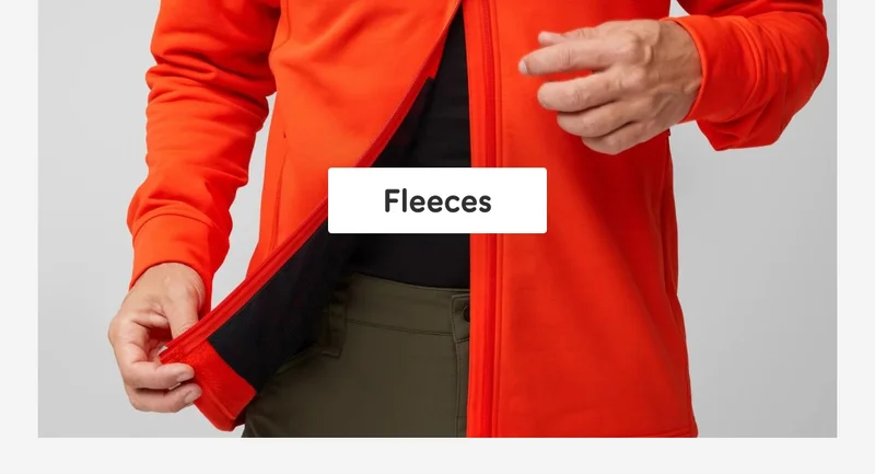 Warming fleece sweaters and hoodies