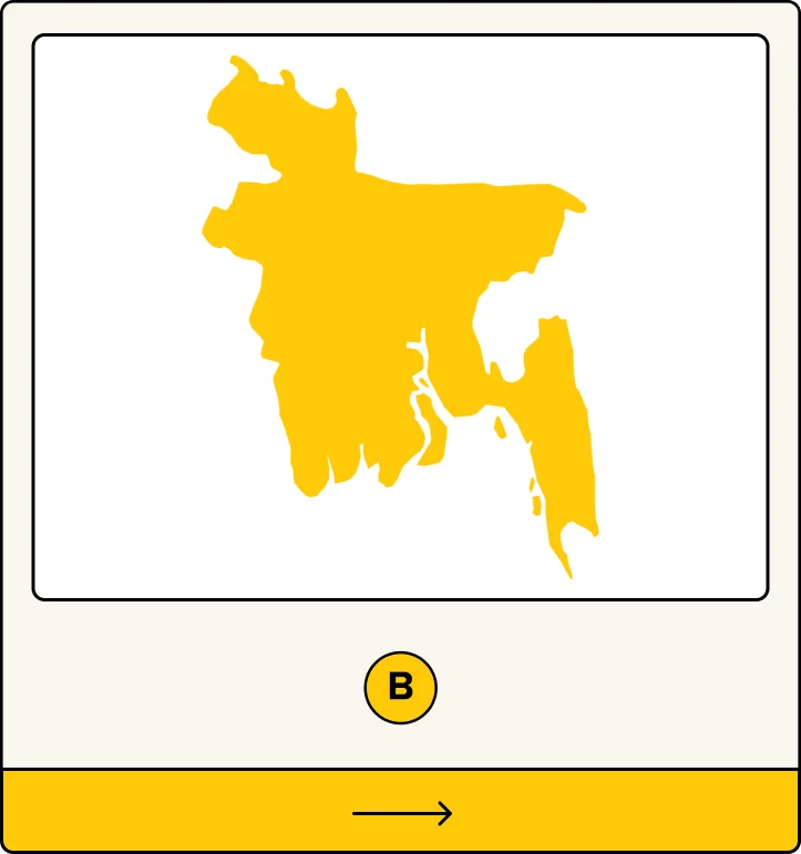 B. Shape of Bangladesh