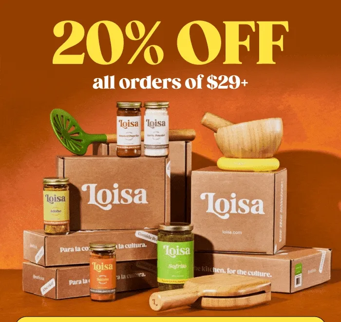 20% OFF All Orders of $29+ The holidays are around the corner! Prep your pantry and save big on authentic seasonings, sauces, and spices.