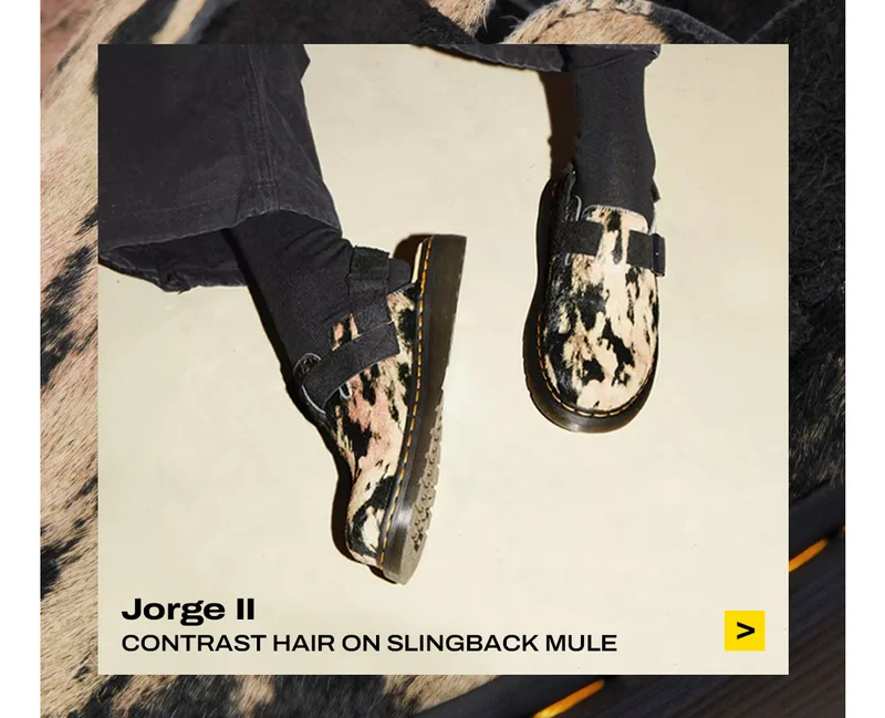 Jorge II Contrast Hair on Slingback Mule