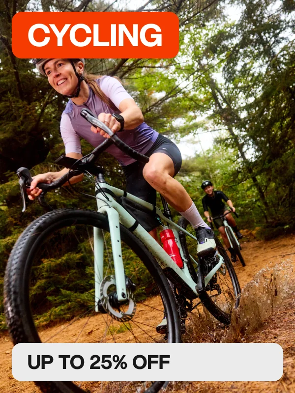 Up to 25% off cycling