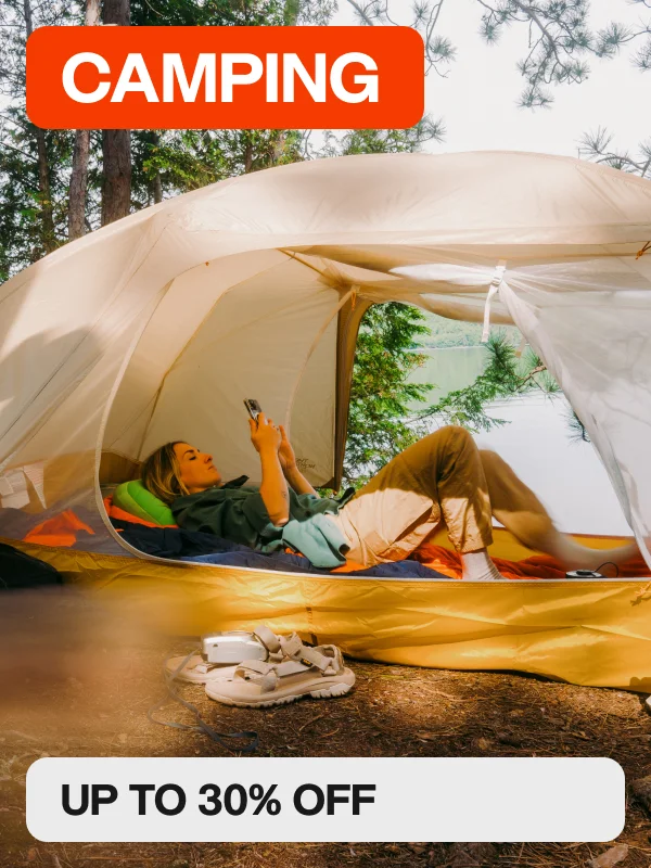 Save up to 30% off camping
