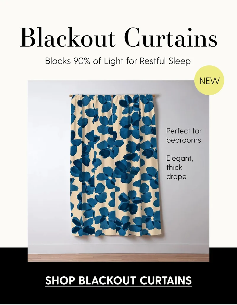 New | Blackout Curtains | Blocks 90% of Light for Restful Sleep | Perfect for bedrooms | Elegant, thick drape