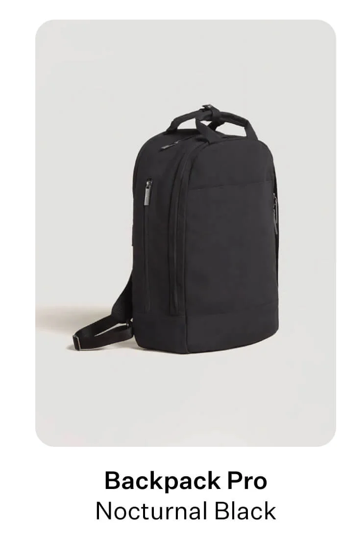 Backpack Pro - Nocturnal Black