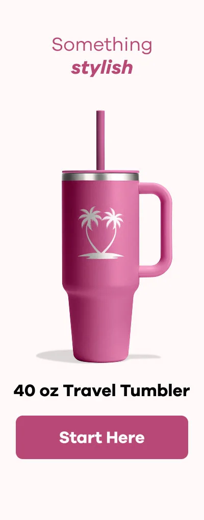 Something stylish 40 oz Travel Tumbler | Start Here