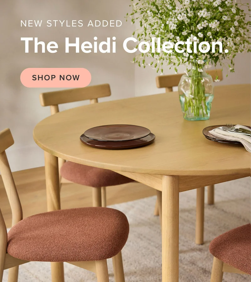 Shop the new styles in the Heidi Collection.
