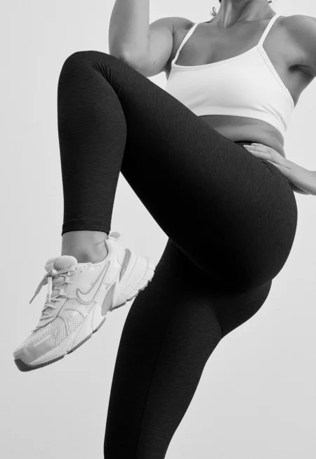 Spacedye Caught In The Midi High Waisted Legging in Darkest Night