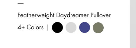 Featherweight Daydreamer Pullover in Grey Sage Heather