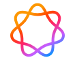 Apple Intelligence icon, orange, pink, purple, and blue gradient