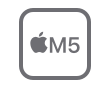 Apple M5 chip icon