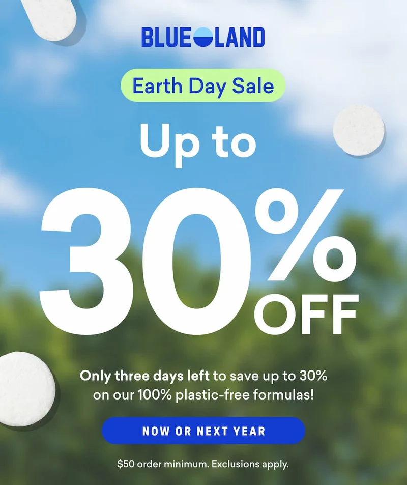 Shop up to 30% off during our Earth Day Sale!