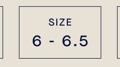 SIZE 6 - 6.5