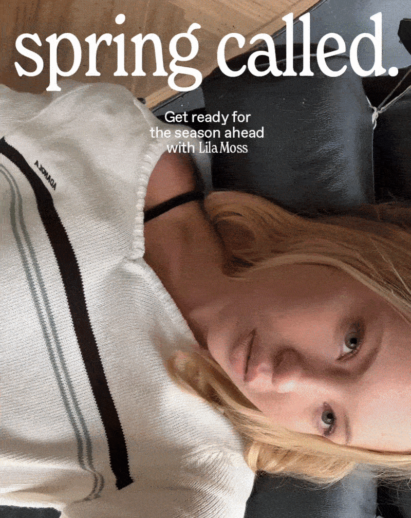 Spring called: Get ready for the season ahead with Lila Moss