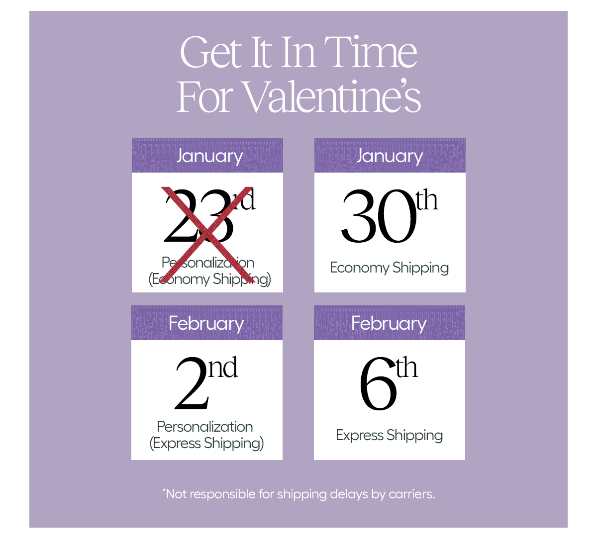 Get It In Time For Valentine's