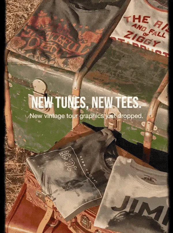 New Tunes. New Tees. Image