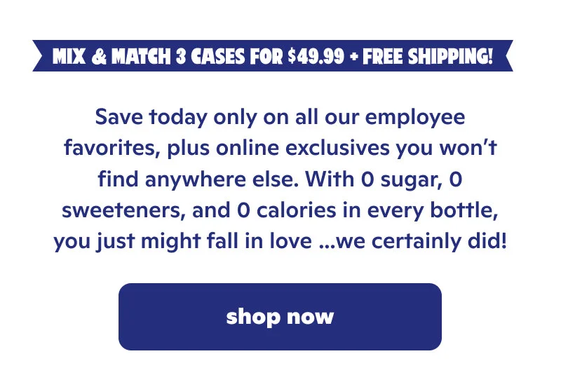 Mix & match 3 cases for $49.99 + free shipping!