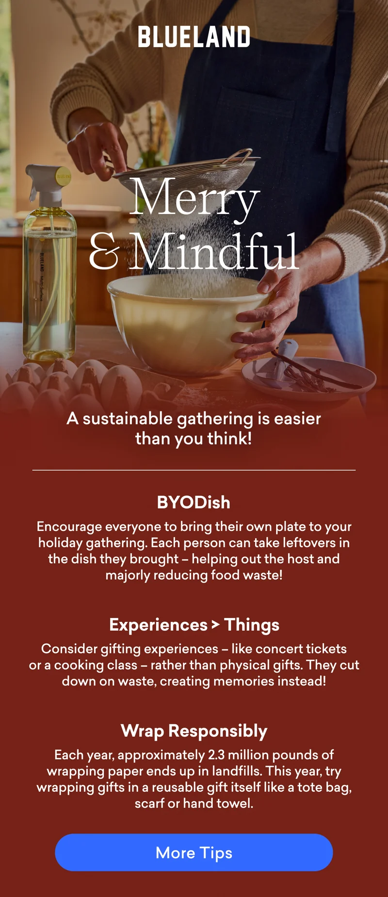 Merry & Mindful - Tips for a sustainable gathering