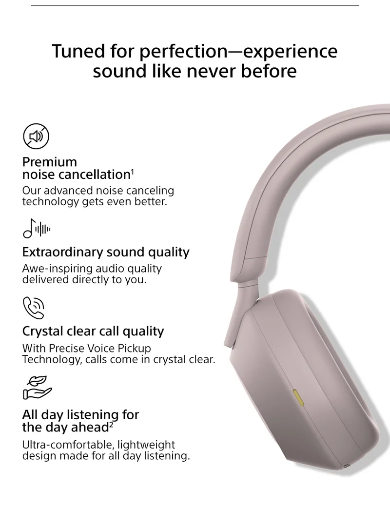 Tuned for perfection—experience sound like never before