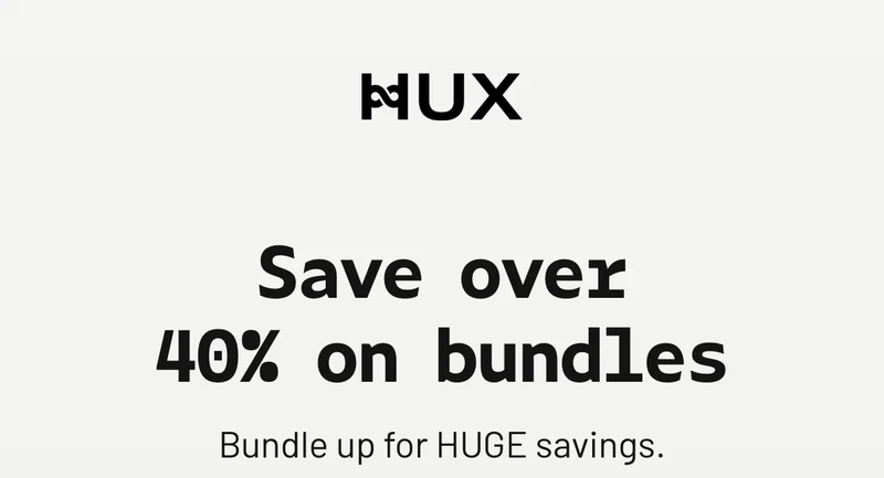 Save over 40% on bundles