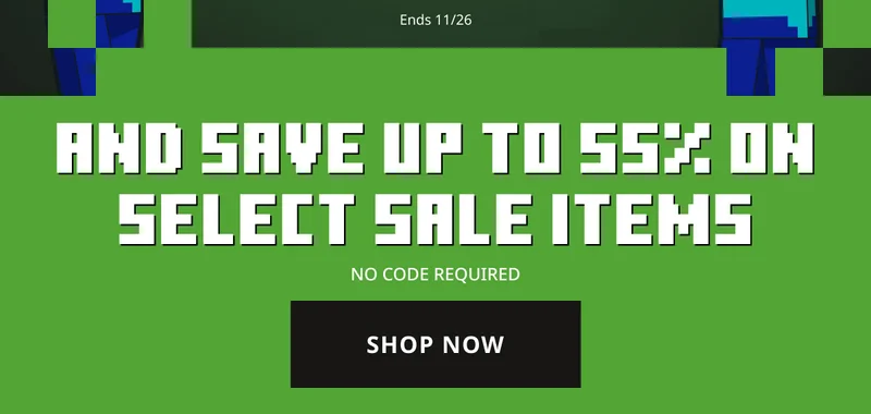 Up to 55% on select sale items. Shop Now!