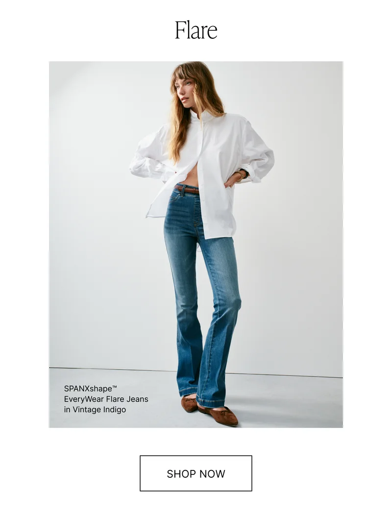 FLARE IN VINTAGE INDIGO