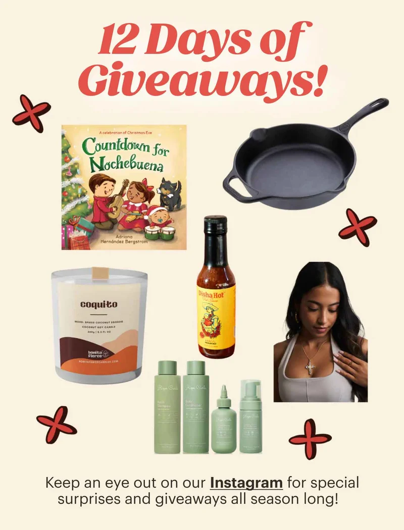 12 Days of Giveaways! Keep an eye out on our Instagram for special surprises and giveaways all season long!