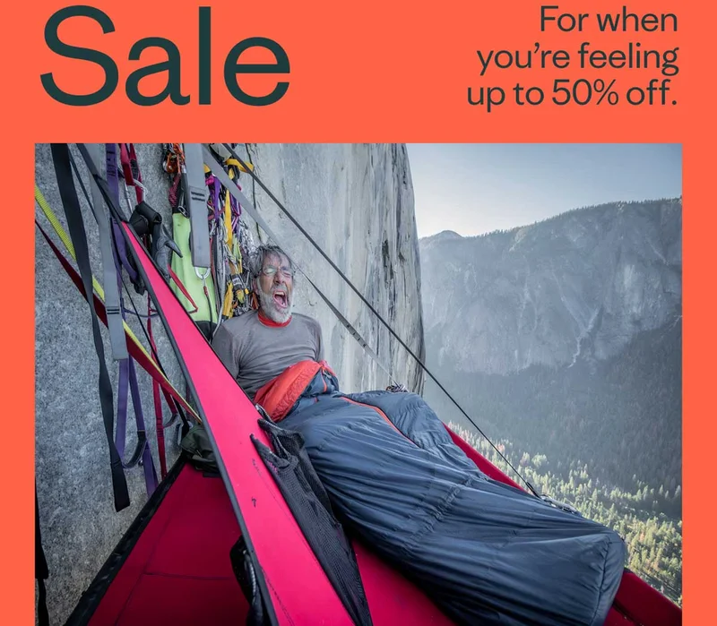 Sale. For when you’re feeling up to 50% off.