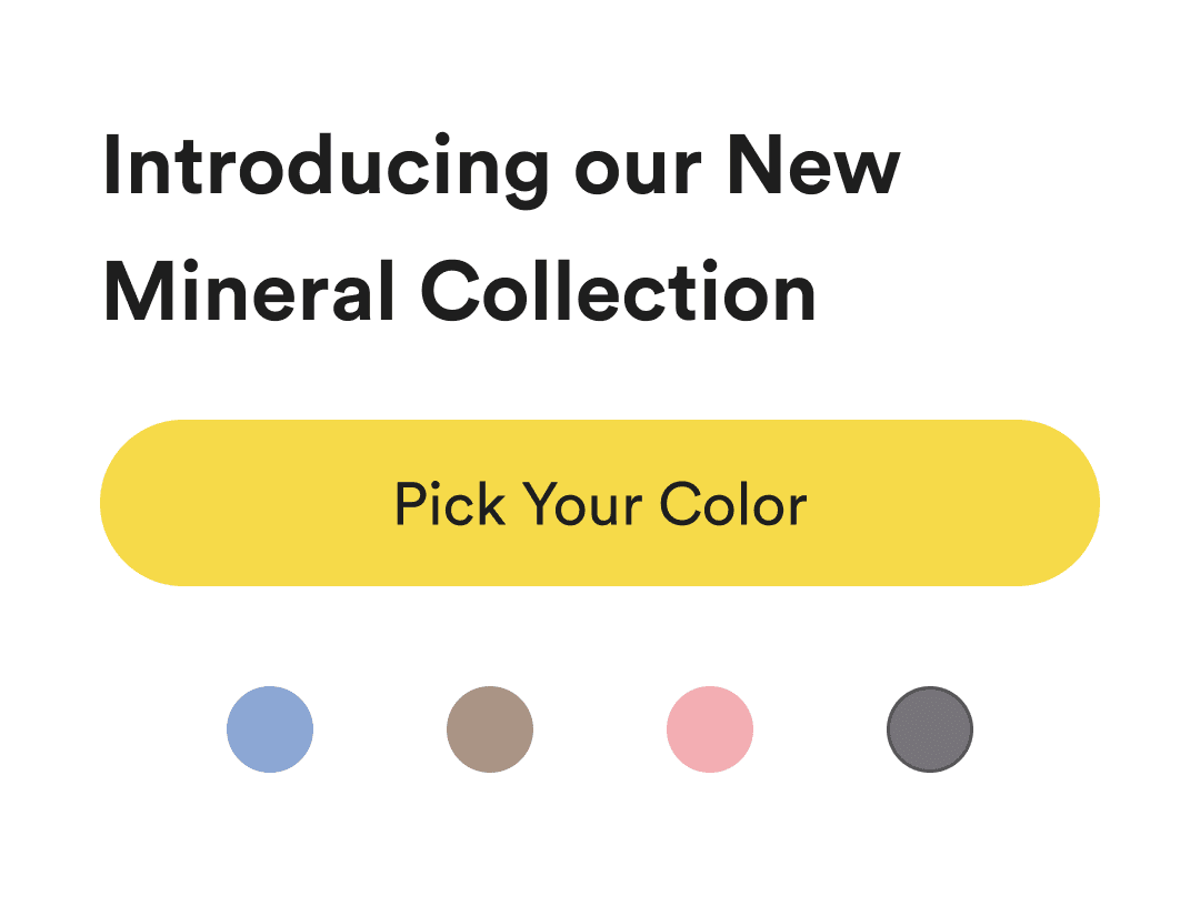 introducing our new mineral collection