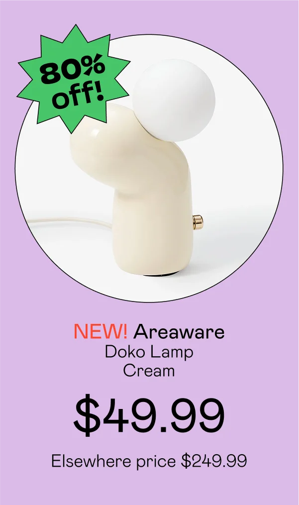 Doko Lamp - Cream