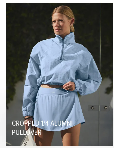 CROPPED 1/4 ALUMNI PULLOVER