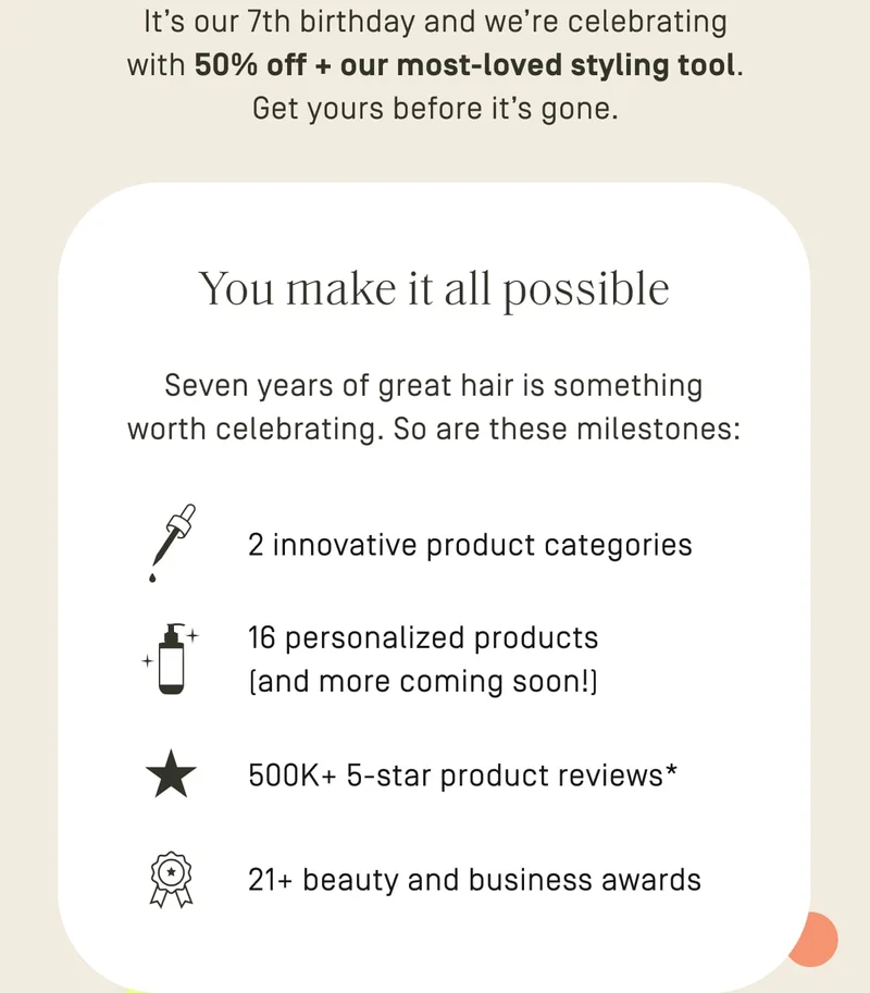 You make it all possible