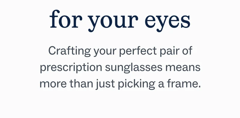 for your eyes