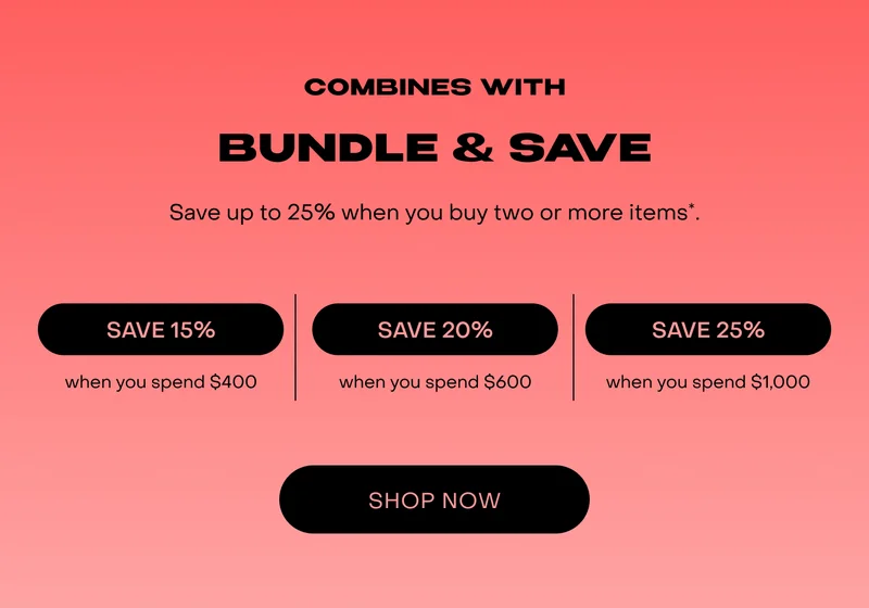 Combine with Bundle & Save