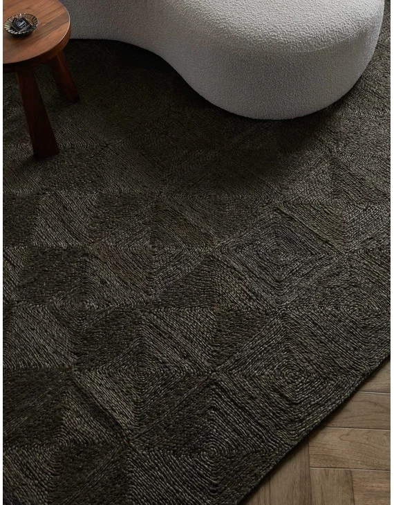 Havenhurst Jute Rug by Jake Arnold-Washed Black / 3' x 5'