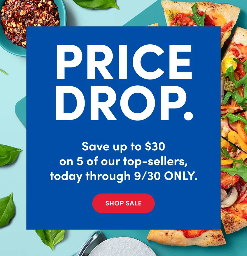 Image of pizza and other toppings in the background