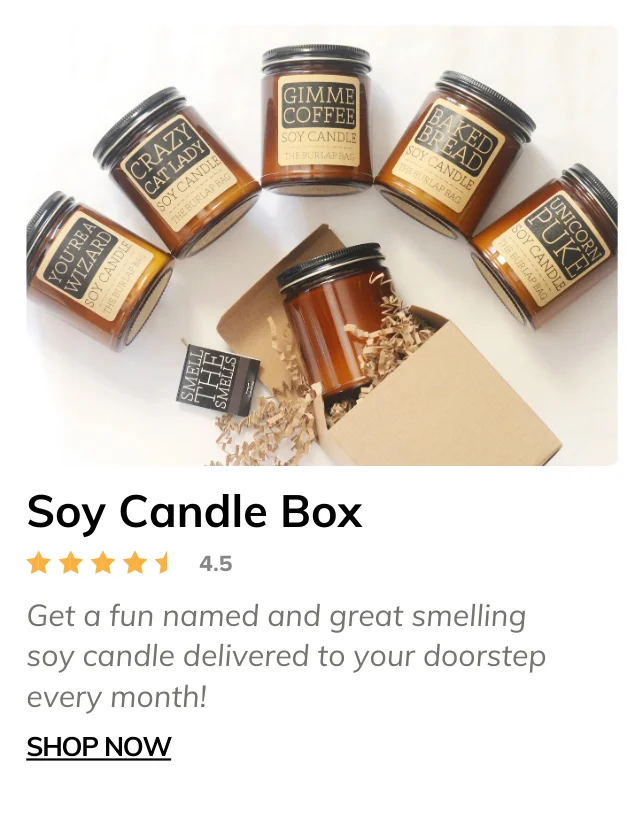 Smelly Club 9oz - Soy Candle Subscription