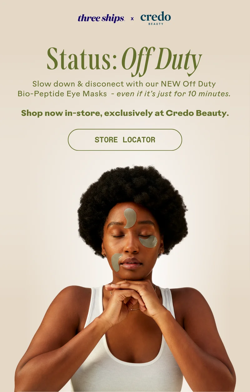 Shop in-store, exclusively at Credo. Store locator.