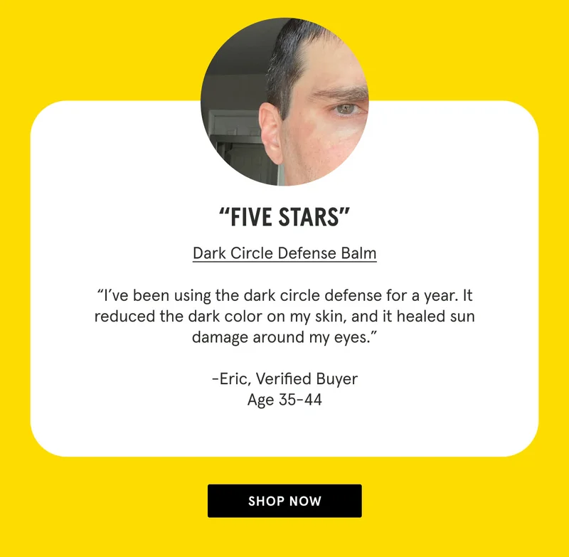 Dark Circle Defense Balm - SHOP NOW