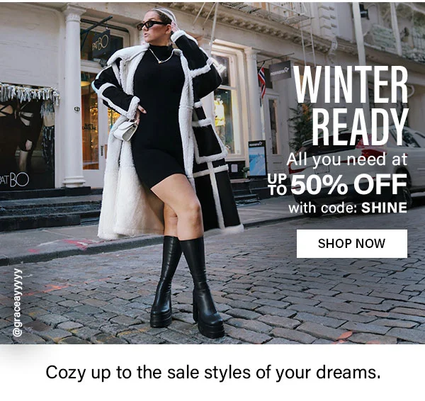 Winter Ready All you need at up to 50% off - cypress