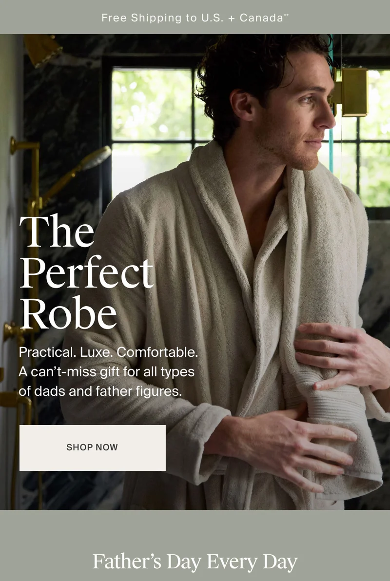 The Perfect Robe for Dad | Shop Now