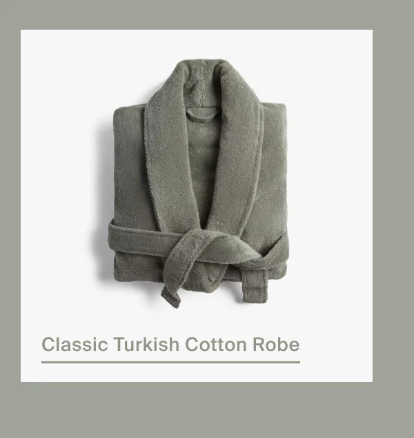 Classic Turkish Cotton Robe