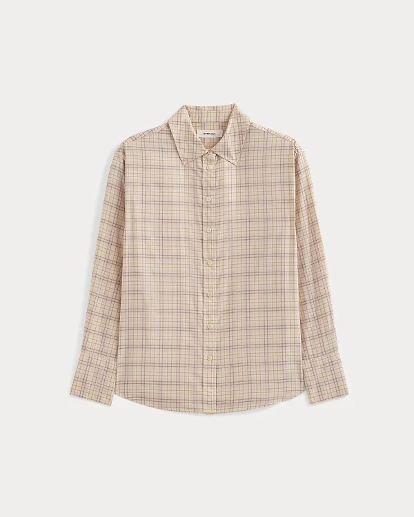 Image | Everyday Shirt in Silky Cotton | Plaid